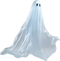 AI generated A close-up of a scary ghost. Ai-Generated png