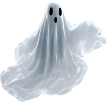 AI generated A close-up of a scary ghost. Ai-Generated png