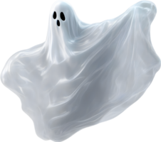 AI generated A close-up of a scary ghost. Ai-Generated png