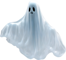 AI generated A close-up of a scary ghost. Ai-Generated png
