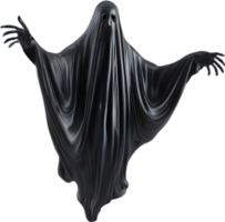 AI generated A close-up of a scary ghost. Ai-Generated png