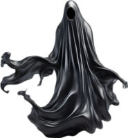 AI generated A close-up of a scary ghost. Ai-Generated png