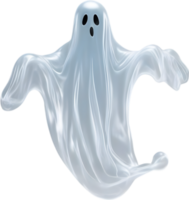 ai generato un' avvicinamento di un' pauroso fantasma. ai-generato png