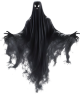 AI generated A close-up of a scary ghost. Ai-Generated png