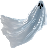 AI generated A close-up of a scary ghost. Ai-Generated png