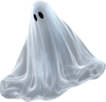 AI generated A close-up of a scary ghost. Ai-Generated png