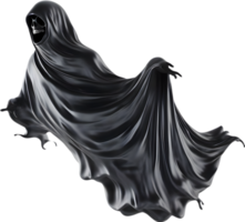 AI generated A close-up of a scary ghost. Ai-Generated png