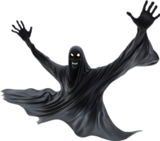 AI generated A close-up of a scary ghost. Ai-Generated png