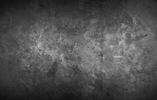 Old wall texture cement dark black gray  background abstract grey color design are light with white gradient background. photo