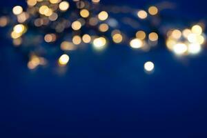 colorful christmas lights holiday background photo