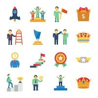 A Pack Of Business Flat Vector Icons