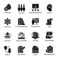 Business and Management Vector Icons Pack