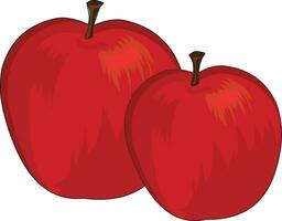 Apples vector isolated vector on white background