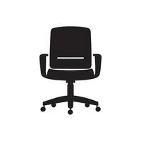 Office chair icon. Vector illustration. Isolated on white background.