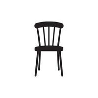 Chair icon. Vector illustration. Isolated on white background.