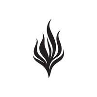 Fire flame icon vector design symbol of power and energy. Flat style