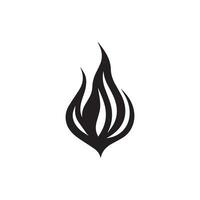 Fire flame icon vector design symbol of power and energy. Flat style