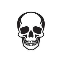 Skull icon vector illustration. Isolated on white background. Design element.