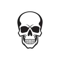 Skull icon vector illustration. Isolated on white background. Design element.