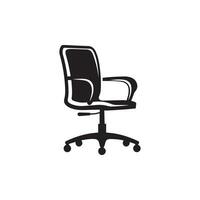 Office chair icon. Vector illustration. Isolated on white background.