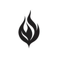 Fire flame icon vector design symbol of power and energy. Flat style