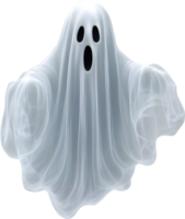 AI generated A close-up of a scary ghost. Ai-Generated png