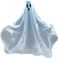 AI generated A close-up of a scary ghost. Ai-Generated png