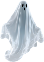 AI generated A close-up of a scary ghost. Ai-Generated png