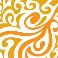 Abstract square background with swirly curves texture ornaments. vector