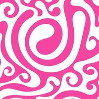 Abstract square background with swirly curves texture ornaments. vector