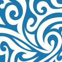 Abstract square background with swirly curves texture ornaments. vector