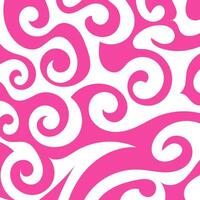 Abstract square background with swirly curves texture ornaments. vector