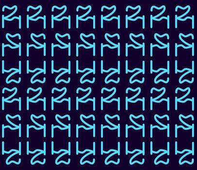 Abstract pattern lines style with deep purple background vector