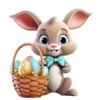 ai generato adorabile Pasqua coniglietto png