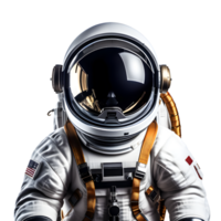 ai generiert Astronaut im Raumanzug isoliert auf transparent Hintergrund png