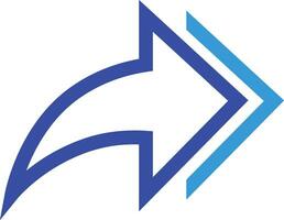 Message Forward Icon Vector Illustration