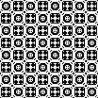 a black and white pixel pattern background vector