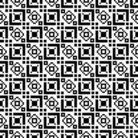 a black and white pixel pattern background vector
