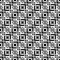 a black and white pixel pattern background vector