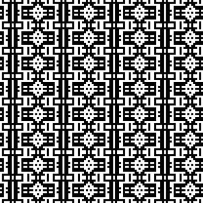 a black and white pixel pattern background