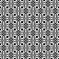 a black and white pixel pattern background vector