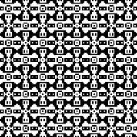 a black and white pixel pattern background vector