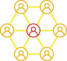 Networking and Connection Vector Illustration