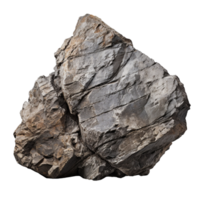 AI generated rock on a transparent background png