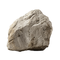 AI generated a rock on a transparent background png