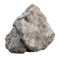 AI generated a rock on a transparent background png