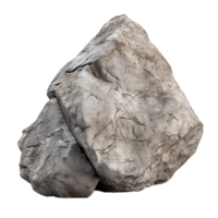 ai generado un rock en un transparente antecedentes png