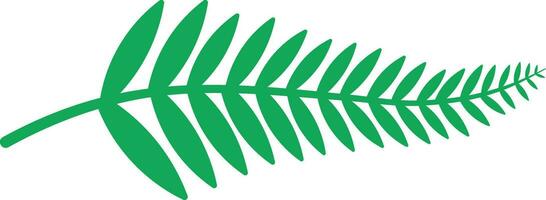 Fern Green Leaf Vector Illustration