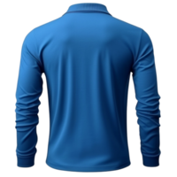 ai generato blu polo camicia, png