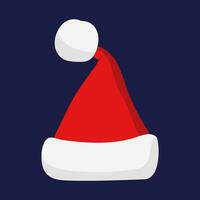 Santa Claus red hat vector